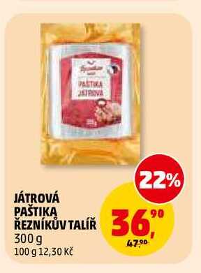 JÁTROVÁ PAŠTIKA ŘEZNÍKŮV TALÍŘ, 300 g