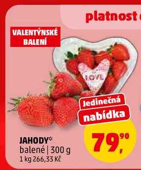 JAHODY, 300 g 