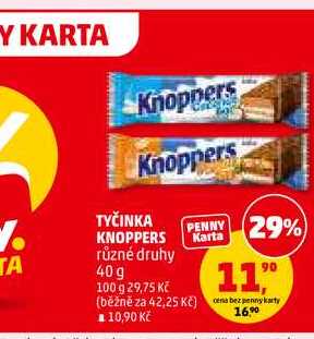 TYČINKA KNOPPERS, 40 g 