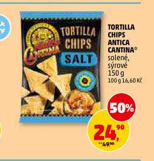 TORTILLA CHIPS ANTICA CANTINA, 150 g 