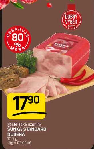 ŠUNKA STANDARD DUŠENÁ 100 g 