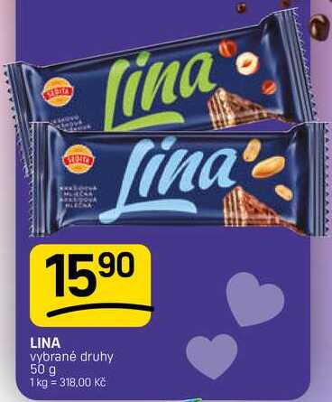 LINA vybrané druhy 50 g 