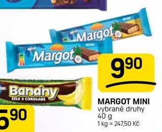MARGOT MINI vybrané druhy 40 g 