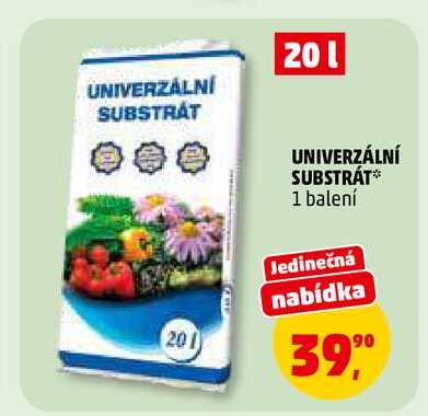 UNIVERZÁLNÍ SUBSTRÁT, 20 l