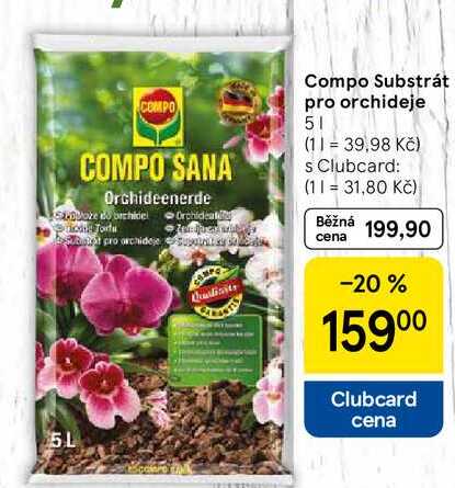 Compo Substrát pro orchideje, 5 l