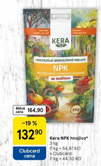 Kera NPK hnojivo, 3 kg 