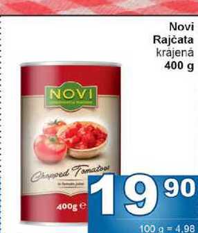 Novi Rajčata krájená 400 g