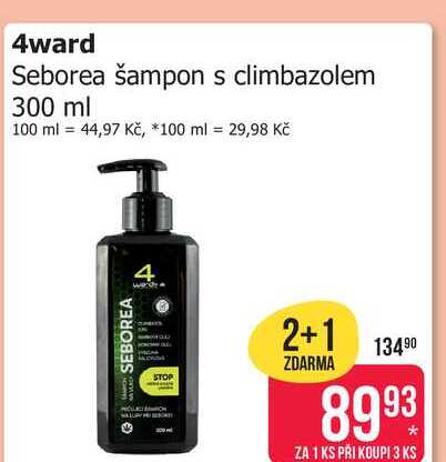 4ward Seborea šampon s climbazolem 300 ml
