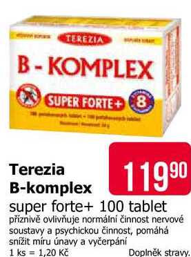 Terezia B-komplex super forte+ 100 tablet 