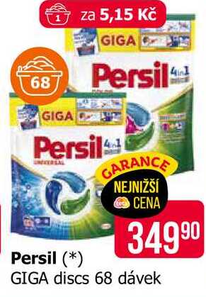 Persil discs 68 dávek 