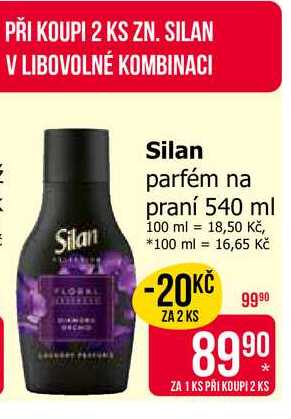 Silan parfém na praní 540 ml