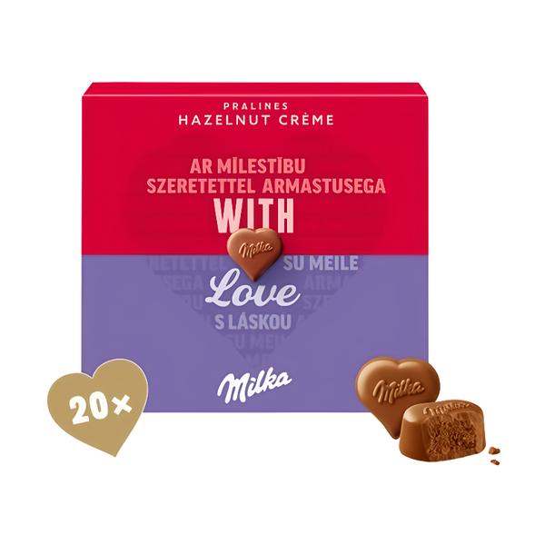 Milka bonboniéra I Love  Vday Hazelnut