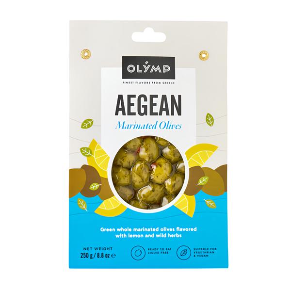 Olymp Zelené olivy citrón-bylinky
