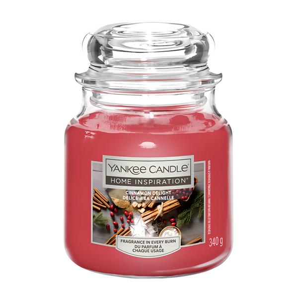 Yankee Candle Vonná svíčka ve skle střední Cinnamon Delight