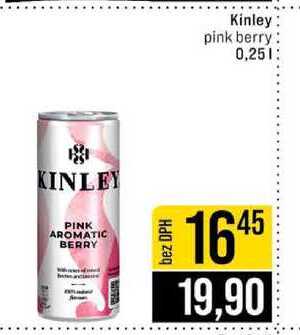 Kinley pink berry 0,25l