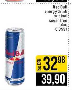 Red Bull energy drink original sugar free blue 0,355l