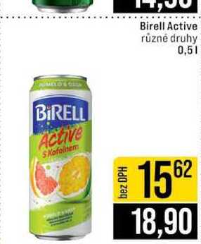 Birell Active různé druhy 0,5l