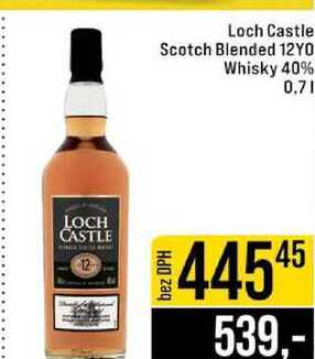 Loch Castle Scotch Blended 12YO Whisky 40% 0,7l