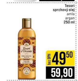 Tesori sprchový olej amla argan 250 ml 