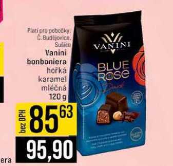 Vanini bonboniera hořká karamel mléčná 120 g 