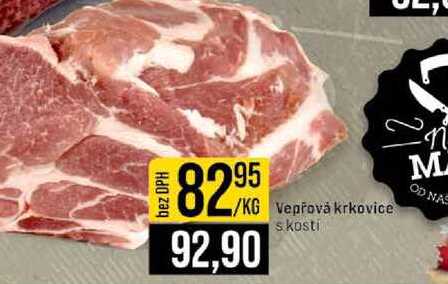 Vepřová krkovice s kosti 1kg