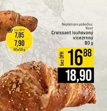 Croissant louhovaný vicezrnný 80 g
