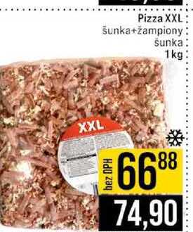 Pizza XXL šunka+žampiony šunka 1 kg