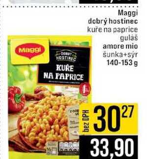 Maggi dobrý hostinec kuře na paprice guláš amore mio šunka+sýr 140-153 g 