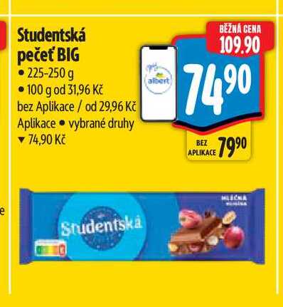 Studentská pečeť BIG   225-250 g 