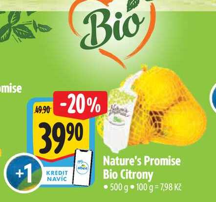   Nature's Promise Bio Citrony  500 g  