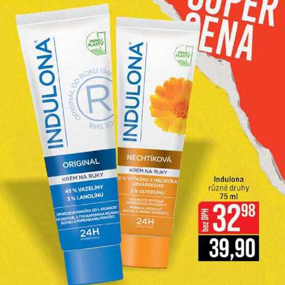 Indulona různé druhy 75 ml