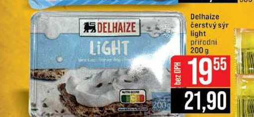 Delhaize čerstvý sýr light prirodni 200 g