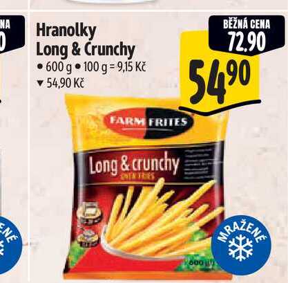   Hranolky Long & Crunchy 600 g 