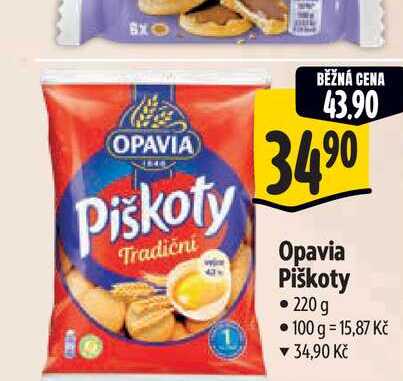  Opavia Piškoty  220 g 