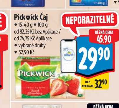 Pickwick Čaj  15-40 g  