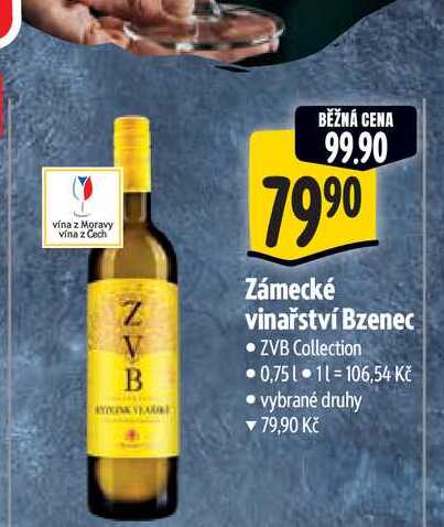 Zámecké vinařství Bzenec 0,75 l