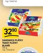 SANDWICH PLÁTKY TOAST PLÁTKY BLANIK 130g