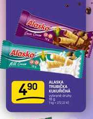 ALASKA TRUBIČKA KUKUŘIČNA vybrané druhy 10g