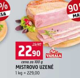 MISTROVO UZENÉ 100g