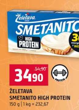 ŽELETAVA SMETANITO HIGH PROTEIN 150 g
