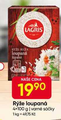 LAGRIS Rýže loupaná 4x100 g, varné sáčky