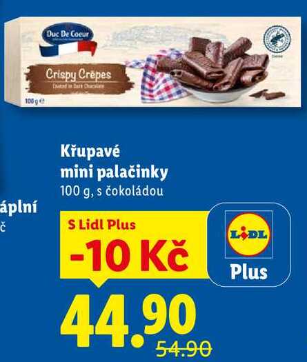 Křupavé mini palačinky, 100 g