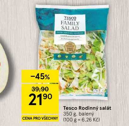 Tesco Rodinný salát, 350 g