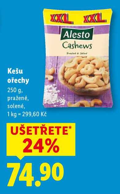 Kešu ořechy, 250 g