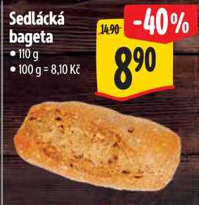 Sedlácká bageta, 110 g 
