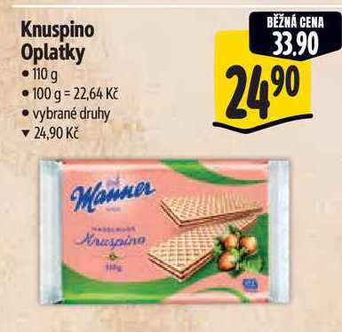 Knuspino Oplatky, 110 g