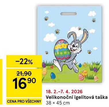 Velikonoční igelitová taška 