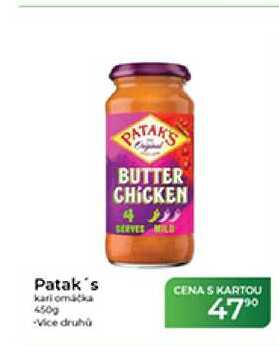 Patak's kari omáčka 450 g