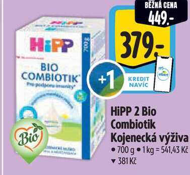  HiPP 2 Bio Combiotik Kojenecká výživa, 700 g