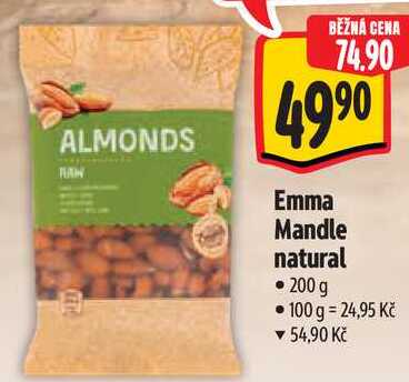 Emma Mandle natural, 200 g
